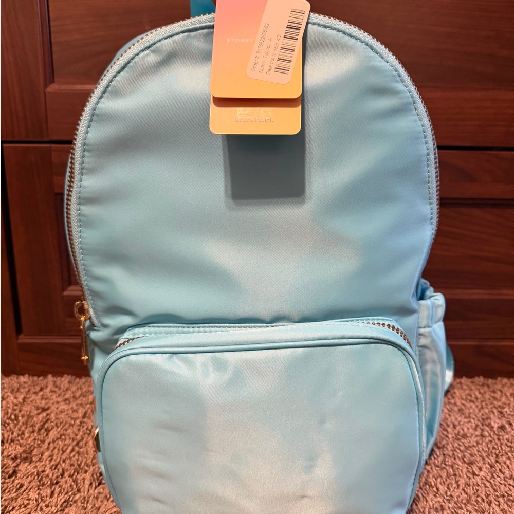 Stoney Clover Lane Light Blue Backpack